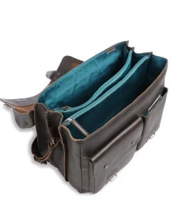 Aunts & Uncles Business- & Laptop Bags-Hunter Big Finn Briefcase 15″ buffalo leather