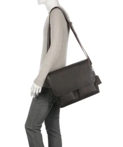 Aunts & Uncles Business- & Laptop Bags-Hunter Nick Briefcase 14″ buffalo leather