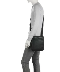 Strellson Crossbody Bags-Hyde Park Brian Crossbody bag fine grain leather