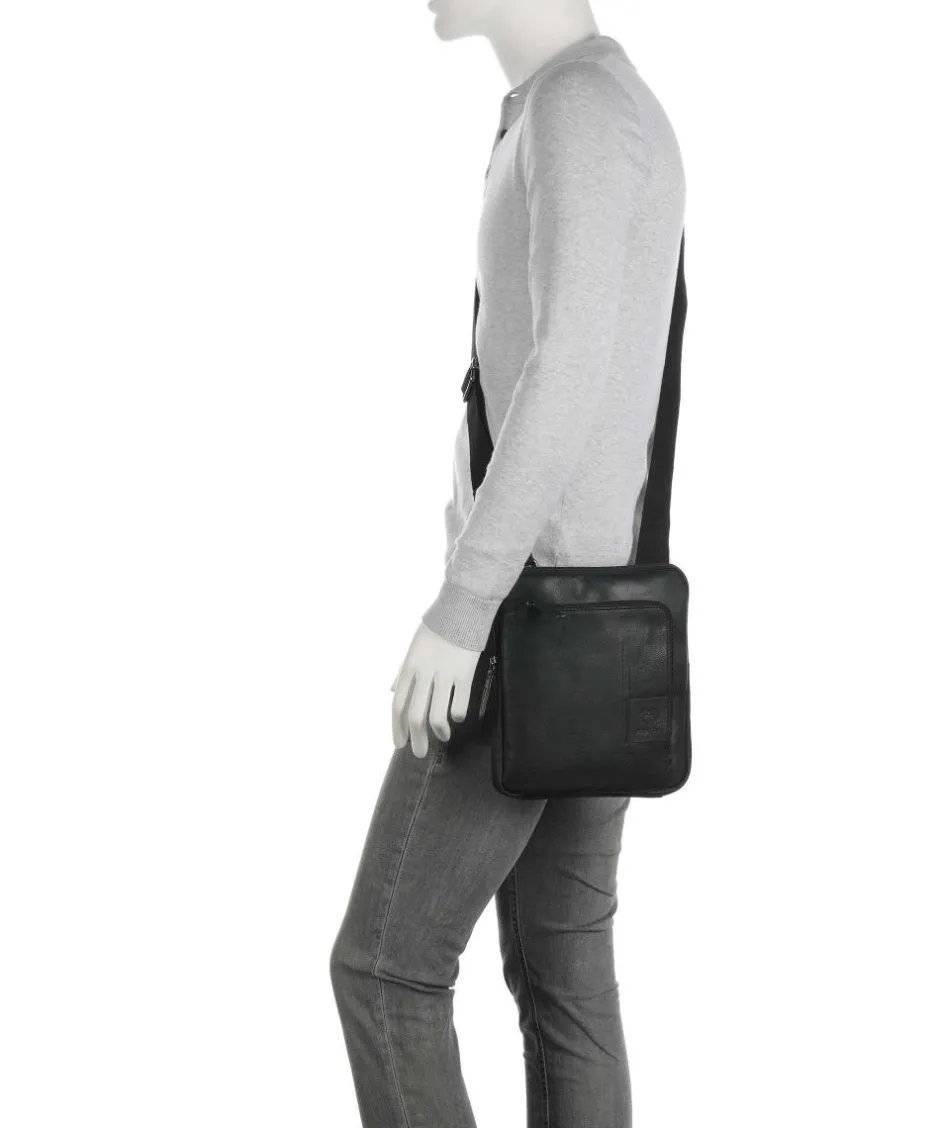 Strellson Crossbody Bags-Hyde Park Brian Crossbody bag fine grain leather