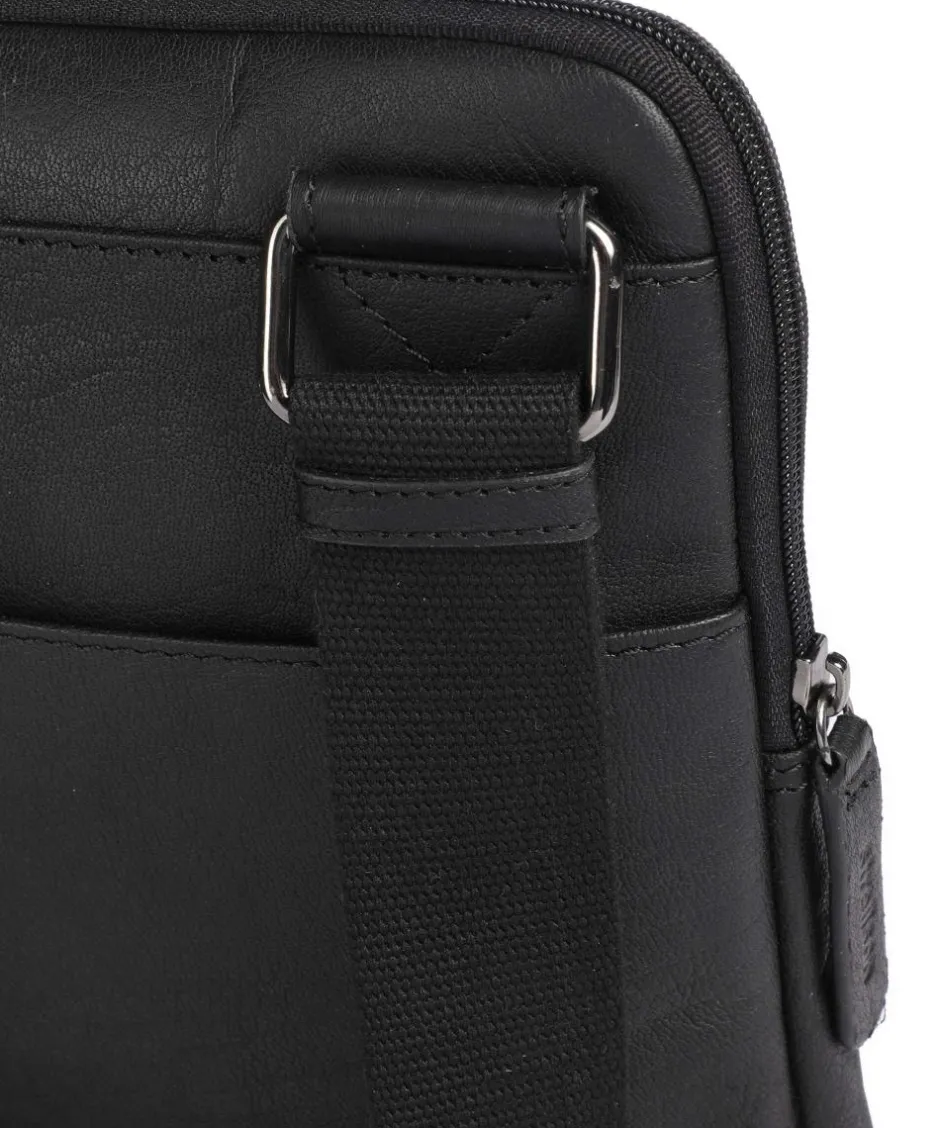 Strellson Crossbody Bags-Hyde Park Brian Crossbody bag fine grain leather
