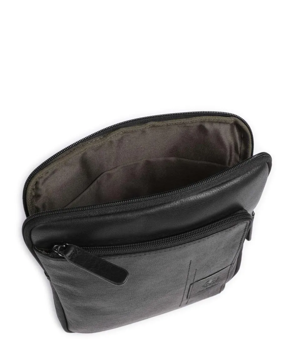 Strellson Crossbody Bags-Hyde Park Brian Crossbody bag fine grain leather