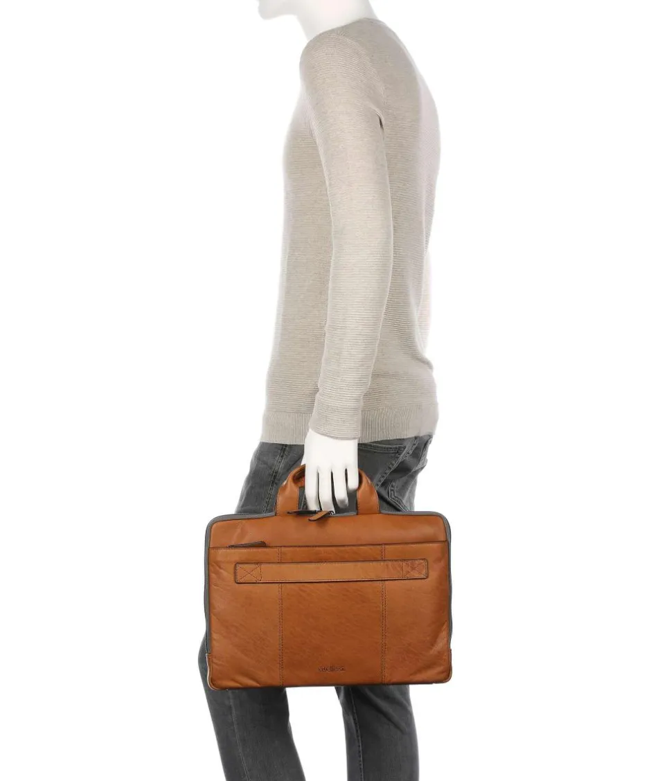 Strellson Business- & Laptop Bags-Hyde Park Briefcase leather