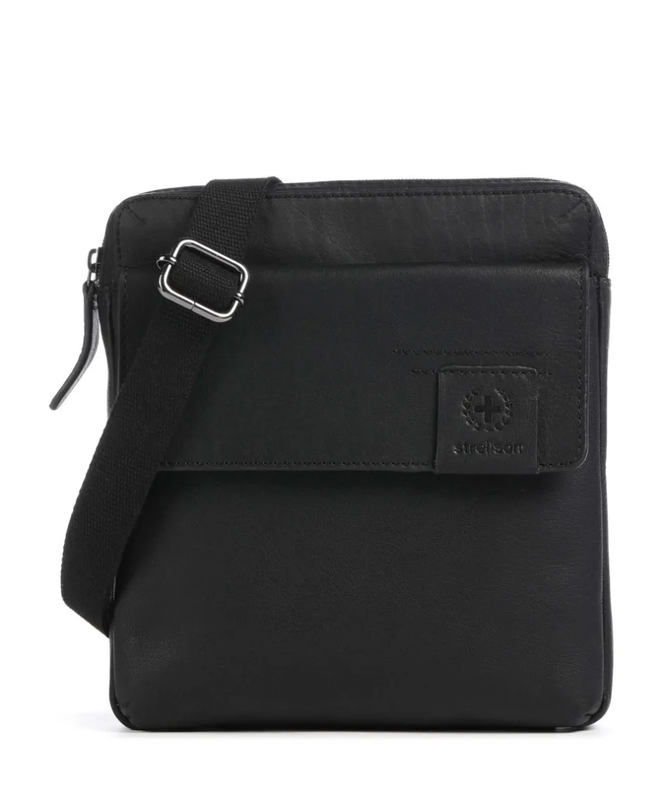 Strellson Crossbody Bags-Hyde Park Crossbody bag grained cow leather