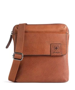 Strellson Crossbody Bags-Hyde Park Crossbody bag grained cow leather