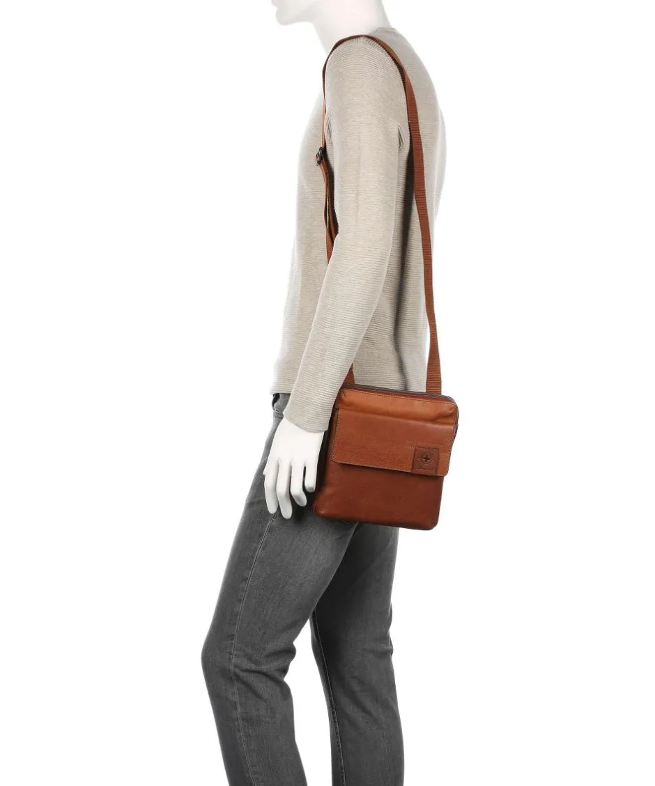 Strellson Crossbody Bags-Hyde Park Crossbody bag grained cow leather