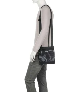 Versace Jeans Couture Crossbody Bags-Iconic Printed Logo Crossbody bag polyester