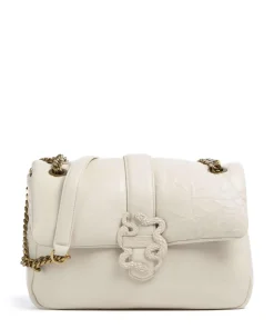 Just Cavalli Shoulder Bags-Iconic Snakes Puffy Shoulder bag imitation leather