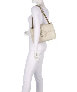 Just Cavalli Shoulder Bags-Iconic Snakes Puffy Shoulder bag imitation leather