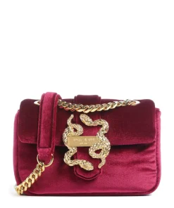 Just Cavalli Shoulder Bags|Crossbody Bags-Iconic Snakes Puffy Shoulder bag velvet fabric