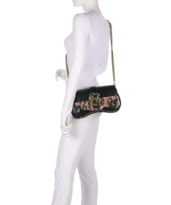 Just Cavalli Shoulder Bags-Iconic Snakes Shoulder bag imitation leather