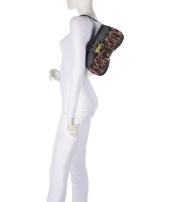 Just Cavalli Shoulder Bags-Iconic Snakes Shoulder bag nylon