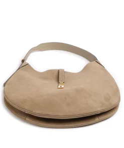 Polo Ralph Lauren Shoulder Bags|Hobo Bags-ID Collection Medium Hobo bag brushed leather
