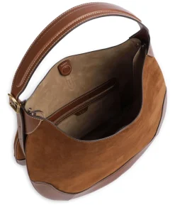 Polo Ralph Lauren Shoulder Bags|Hobo Bags-ID Collection Medium Hobo bag brushed cow leather, fine grain cow leather