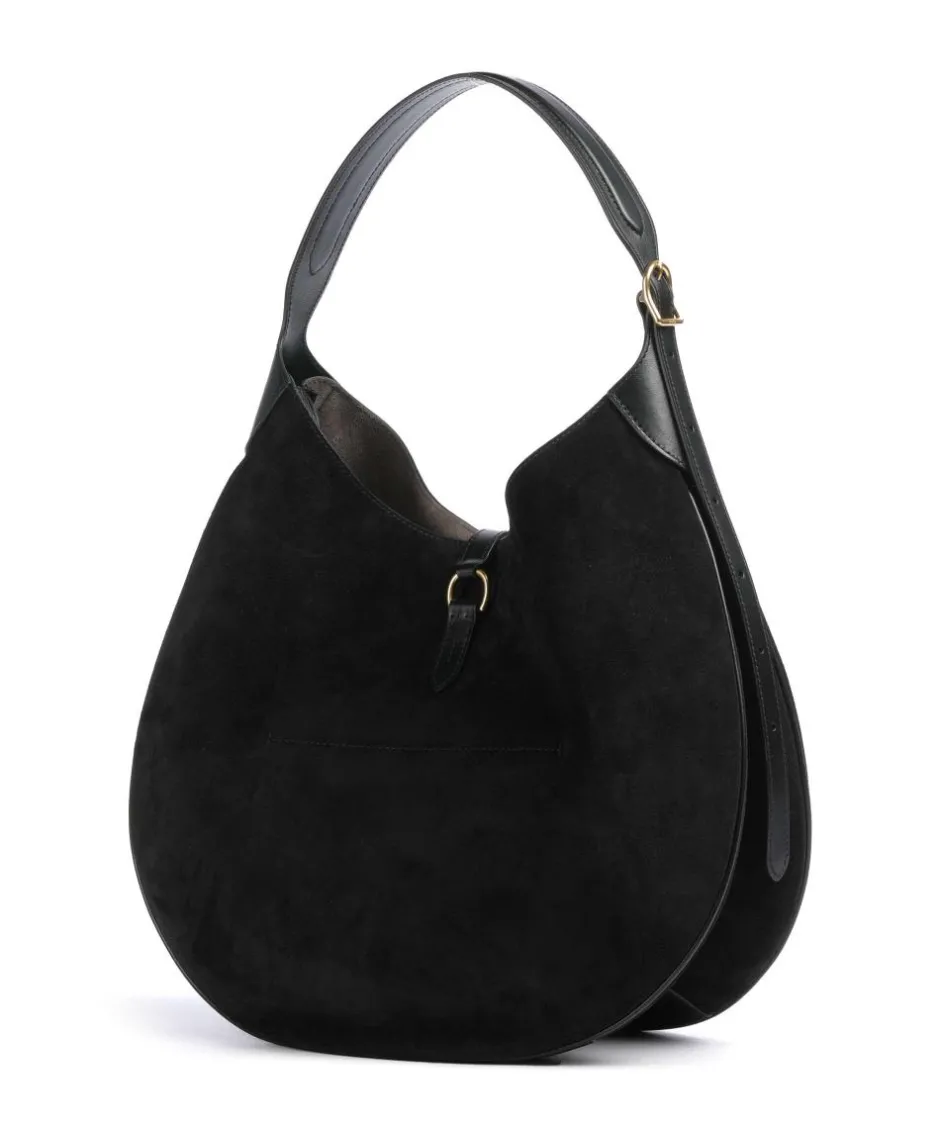 Polo Ralph Lauren Shoulder Bags|Hobo Bags-ID Collection Medium Hobo bag brushed cow leather