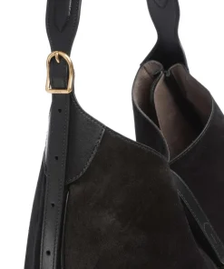 Polo Ralph Lauren Shoulder Bags|Hobo Bags-ID Collection Medium Hobo bag brushed cow leather