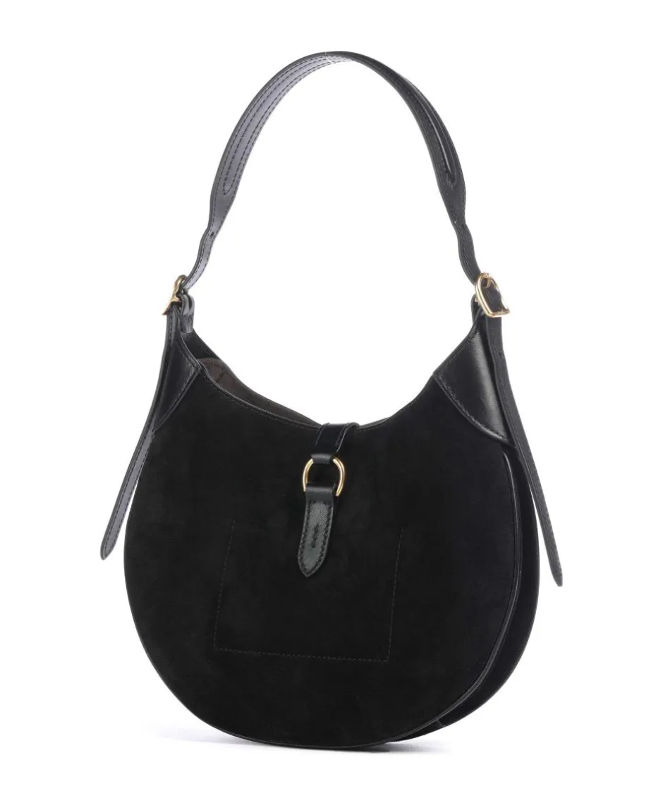 Polo Ralph Lauren Shoulder Bags|Hobo Bags-ID Collection Small Hobo bag brushed cow leather