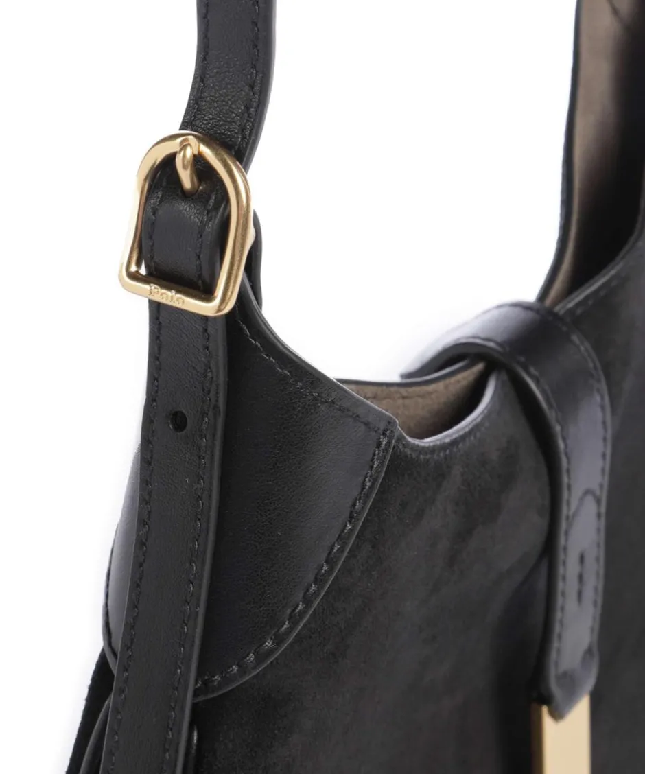 Polo Ralph Lauren Shoulder Bags|Hobo Bags-ID Collection Small Hobo bag brushed cow leather