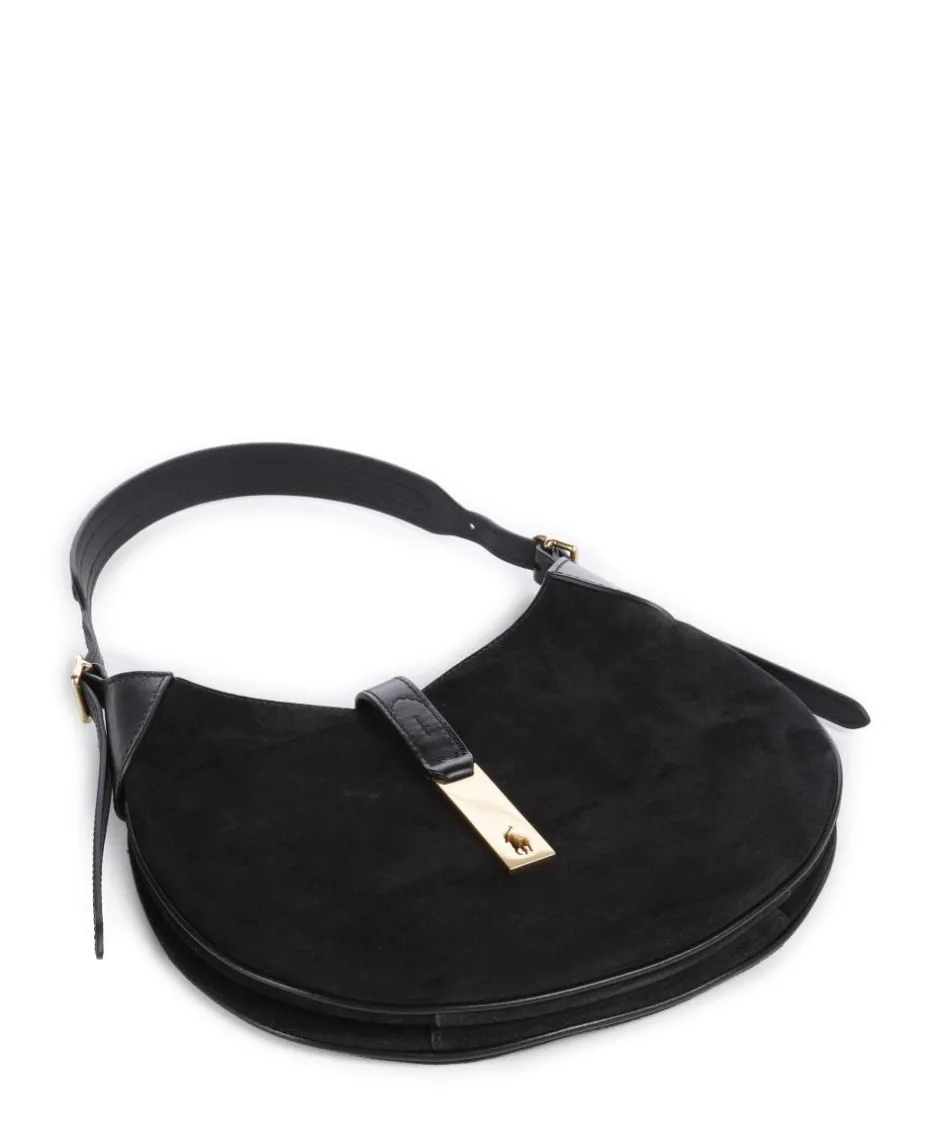 Polo Ralph Lauren Shoulder Bags|Hobo Bags-ID Collection Small Hobo bag brushed cow leather