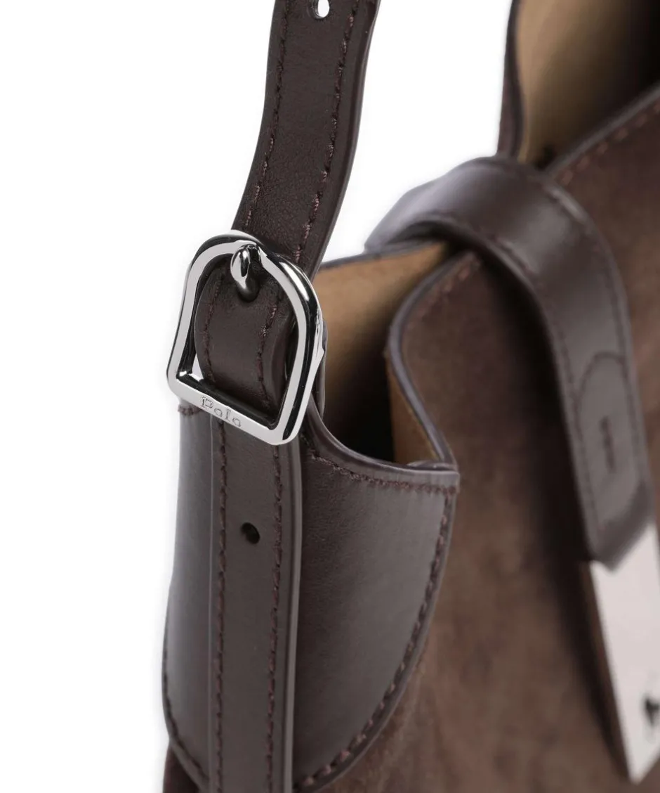 Polo Ralph Lauren Shoulder Bags|Hobo Bags-ID Collection Small Hobo bag fine grain cow leather, brushed cow leather