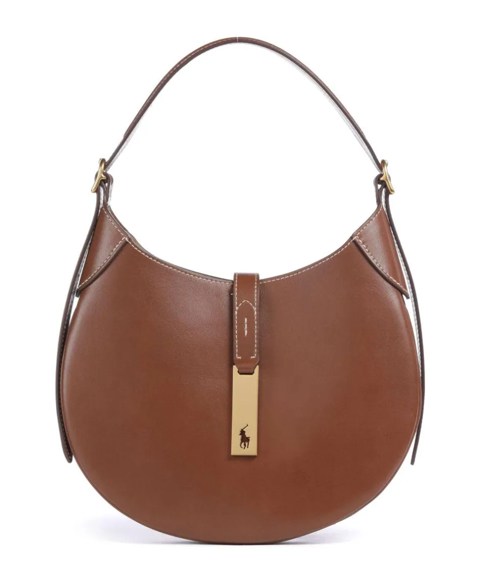 Polo Ralph Lauren Shoulder Bags|Crossbody Bags-ID Collection Small Shoulder bag fine grain cow leather