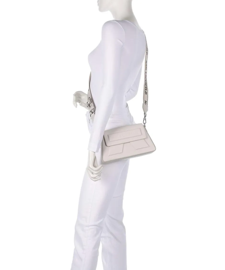 Karl Lagerfeld Crossbody Bags-Ikon K Crossbody bag fine grain cow leather