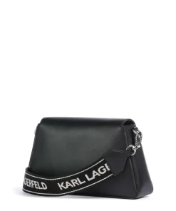 Karl Lagerfeld Crossbody Bags-Ikon K Crossbody bag fine grain cow leather