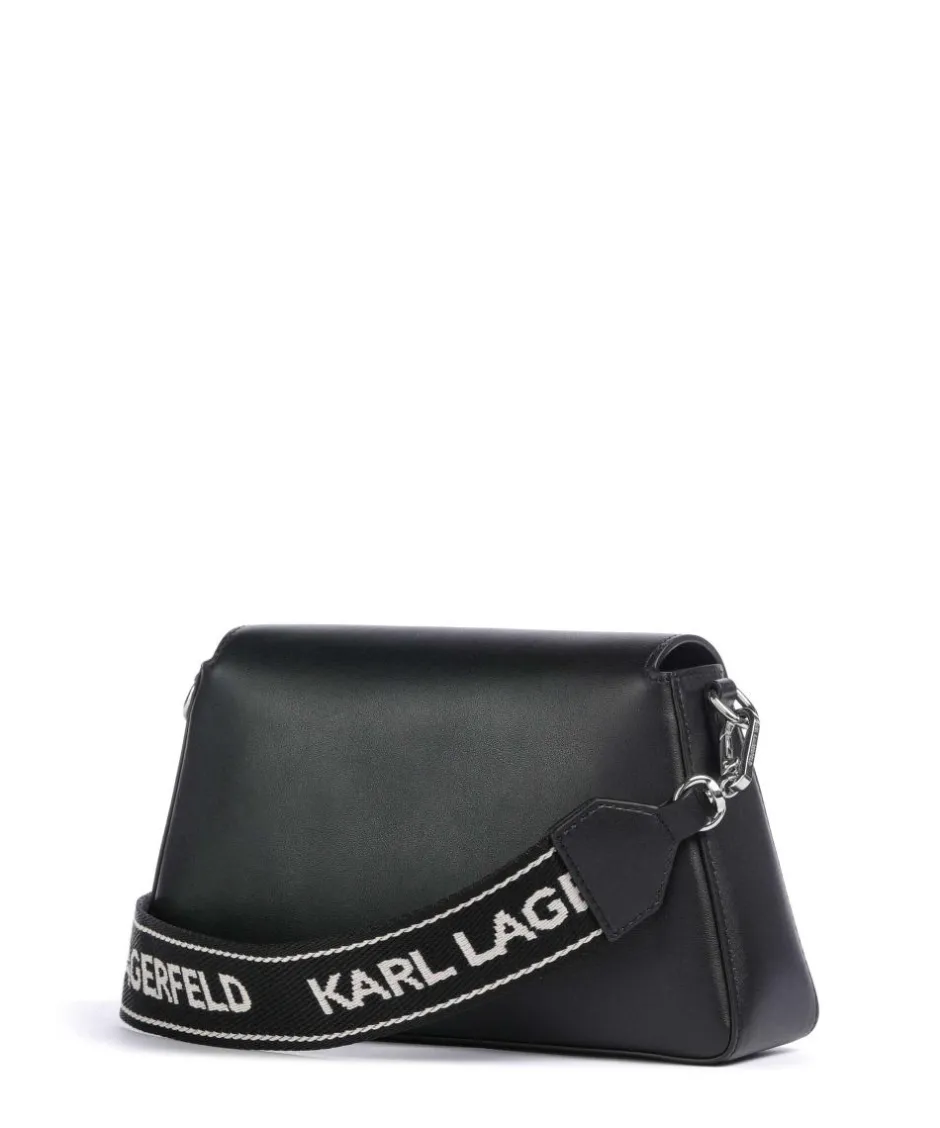Karl Lagerfeld Crossbody Bags-Ikon K Crossbody bag fine grain cow leather