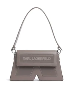 Karl Lagerfeld Shoulder Bags-Ikon K Shoulder bag recycled leather, polyurethane