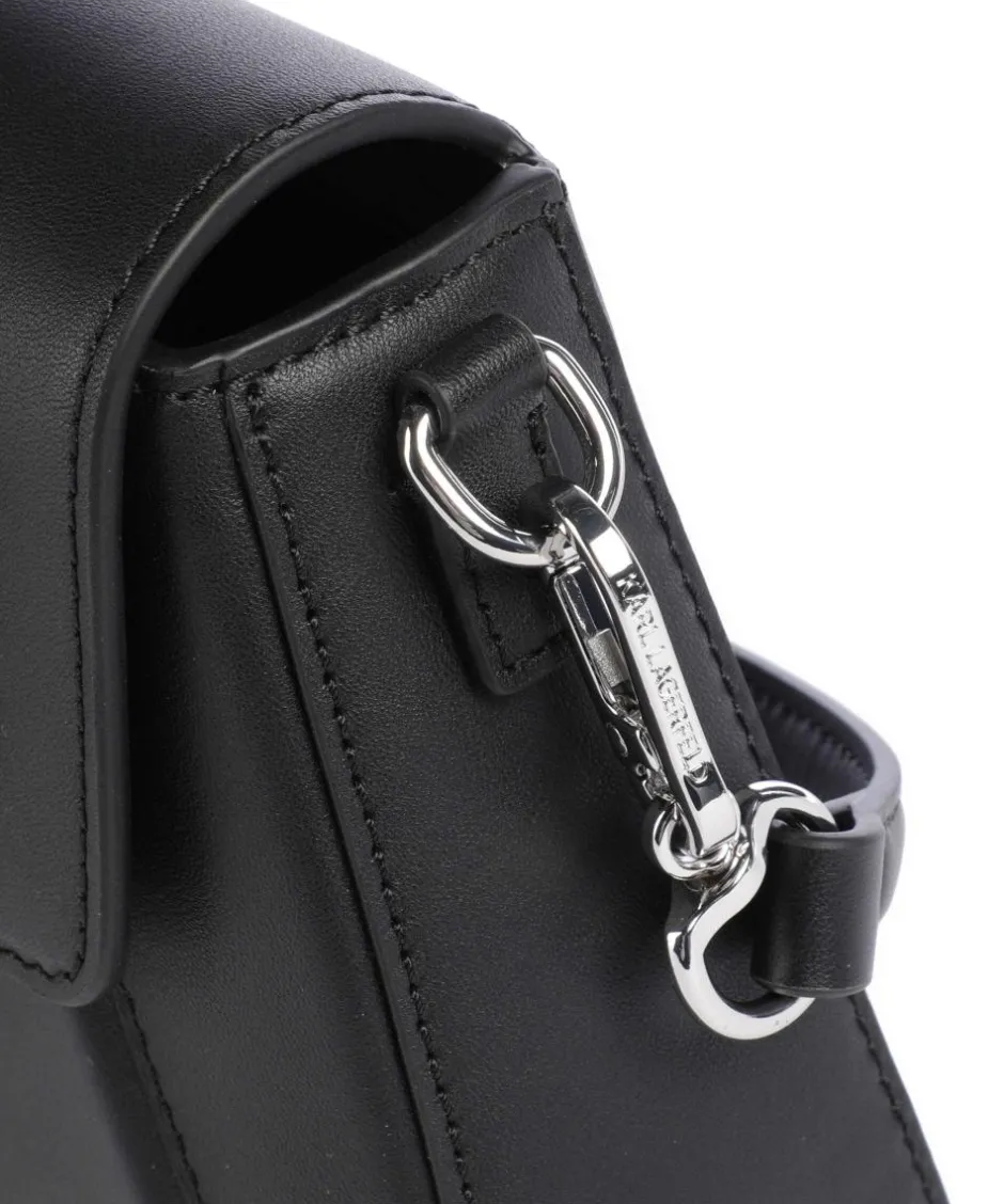 Karl Lagerfeld Crossbody Bags-Ikon K Soft Crossbody bag fine grain cow leather