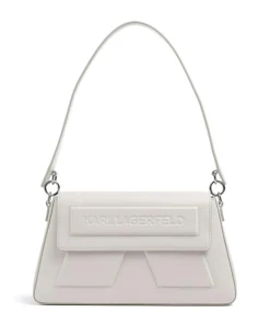 Karl Lagerfeld Shoulder Bags-Ikon K Soft Shoulder bag fine grain cow leather