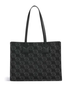 Karl Lagerfeld Tote Bags-Ikon Medium Tote bag recycled polyamide, recycled polyurethane