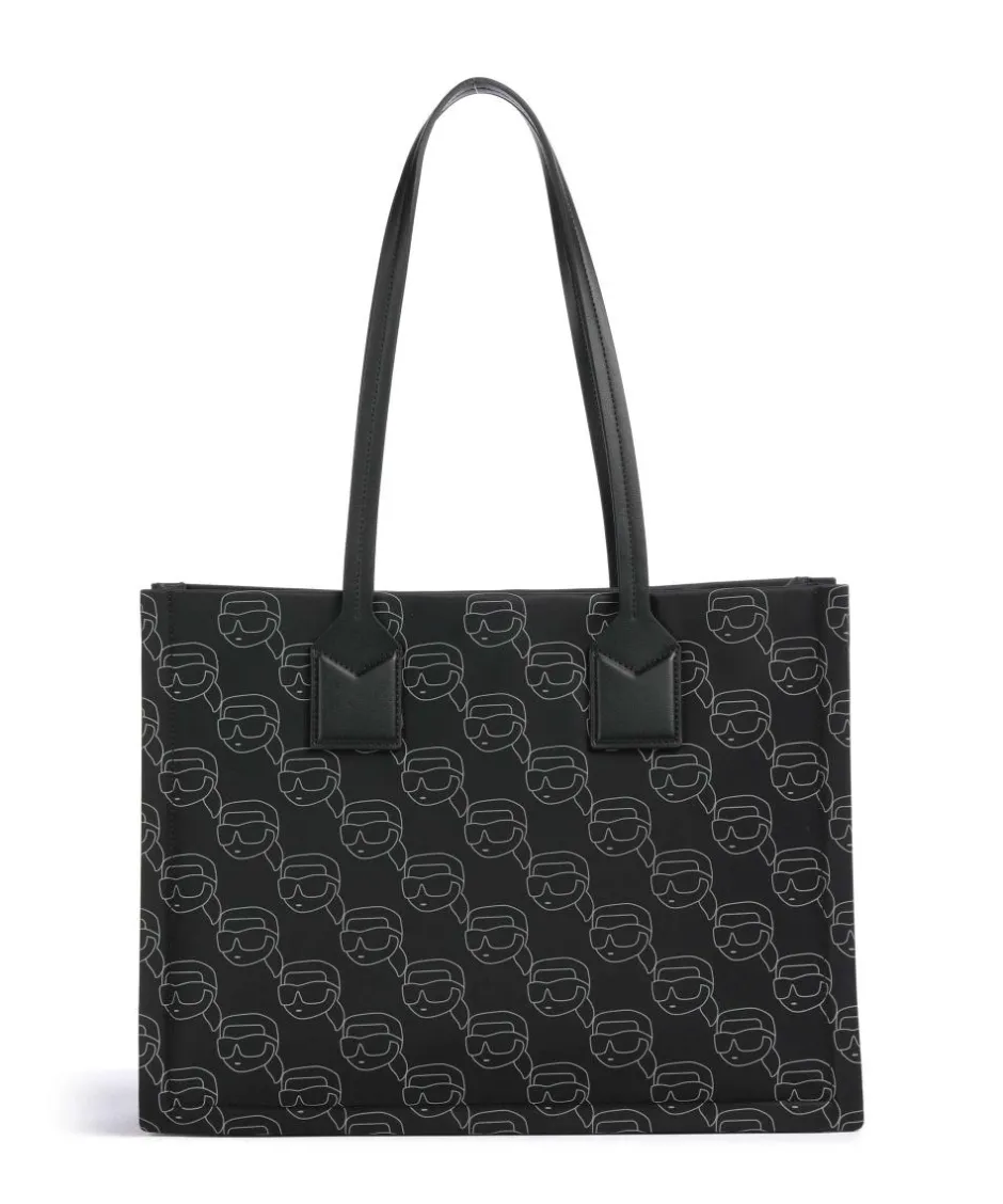 Karl Lagerfeld Tote Bags-Ikon Medium Tote bag recycled polyamide, recycled polyurethane