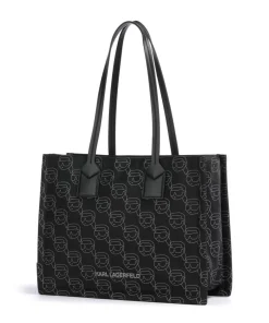 Karl Lagerfeld Tote Bags-Ikon Medium Tote bag recycled polyamide, recycled polyurethane