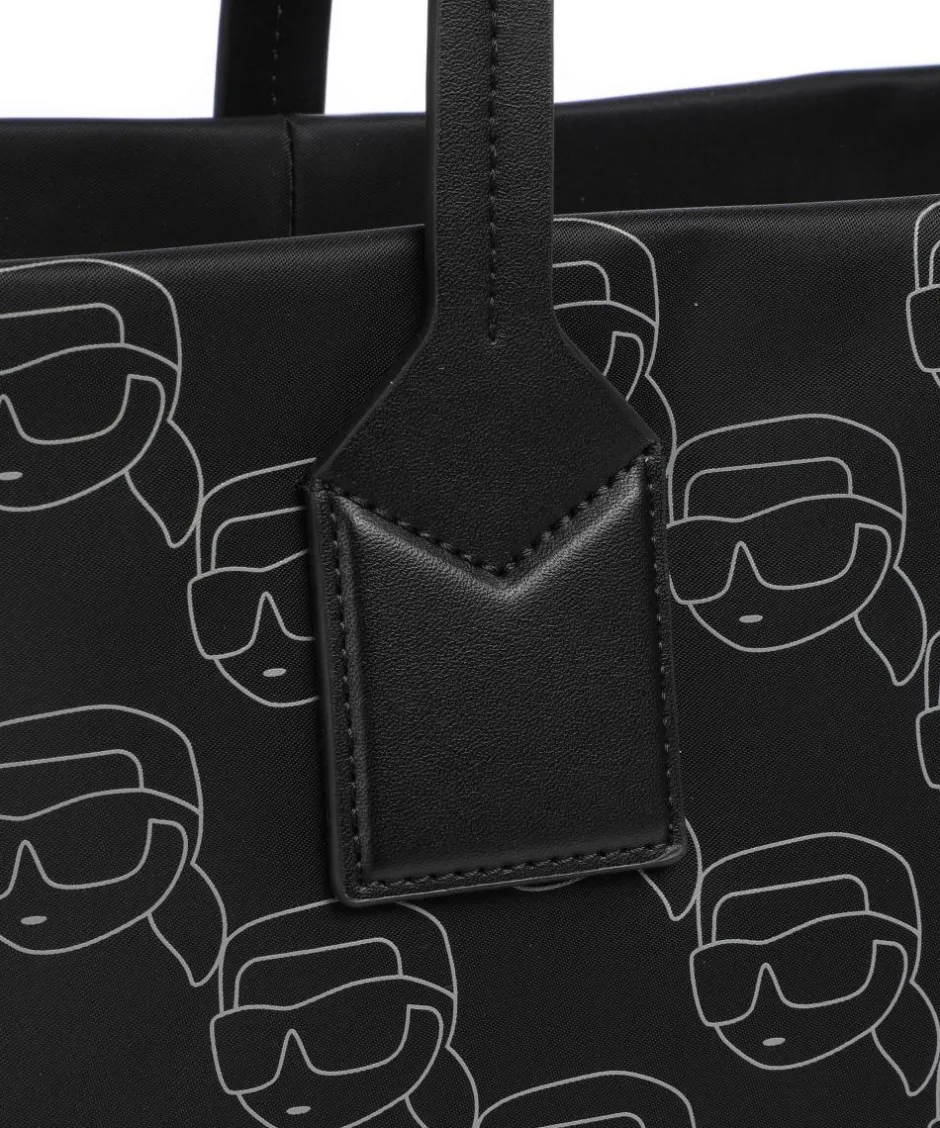 Karl Lagerfeld Tote Bags-Ikon Medium Tote bag recycled polyamide, recycled polyurethane