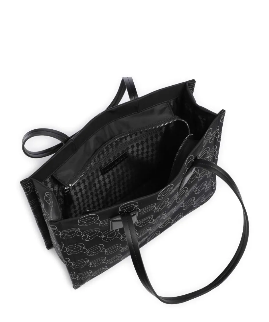 Karl Lagerfeld Tote Bags-Ikon Medium Tote bag recycled polyamide, recycled polyurethane