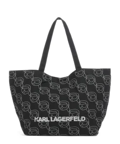 Karl Lagerfeld Tote Bags-Ikon Tote bag canvas