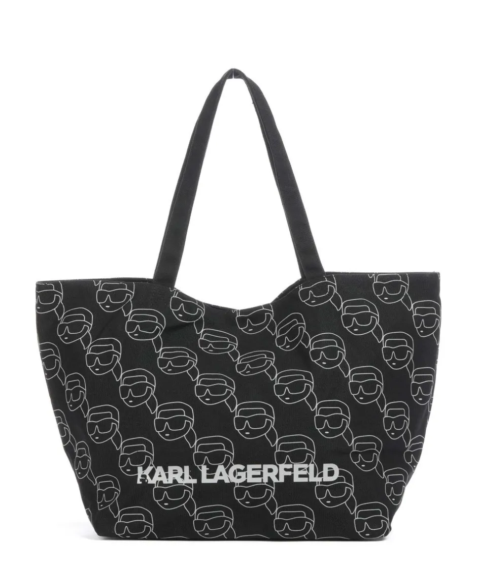Karl Lagerfeld Tote Bags-Ikon Tote bag canvas