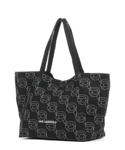 Karl Lagerfeld Tote Bags-Ikon Tote bag canvas