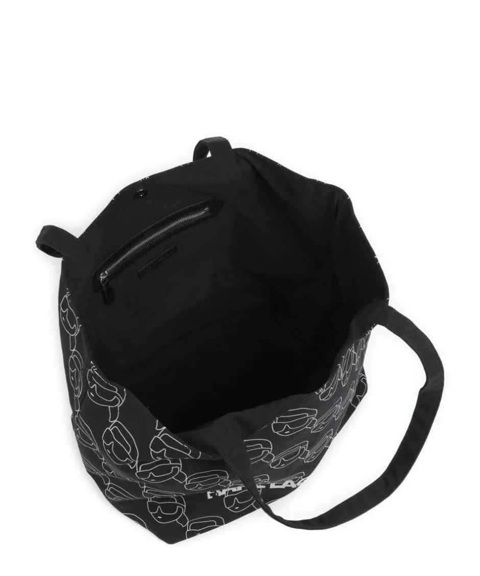 Karl Lagerfeld Tote Bags-Ikon Tote bag canvas