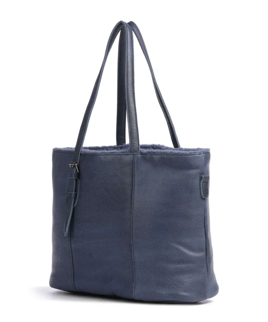 FredsBruder Tote Bags-Inside Out Tote bag grained leather