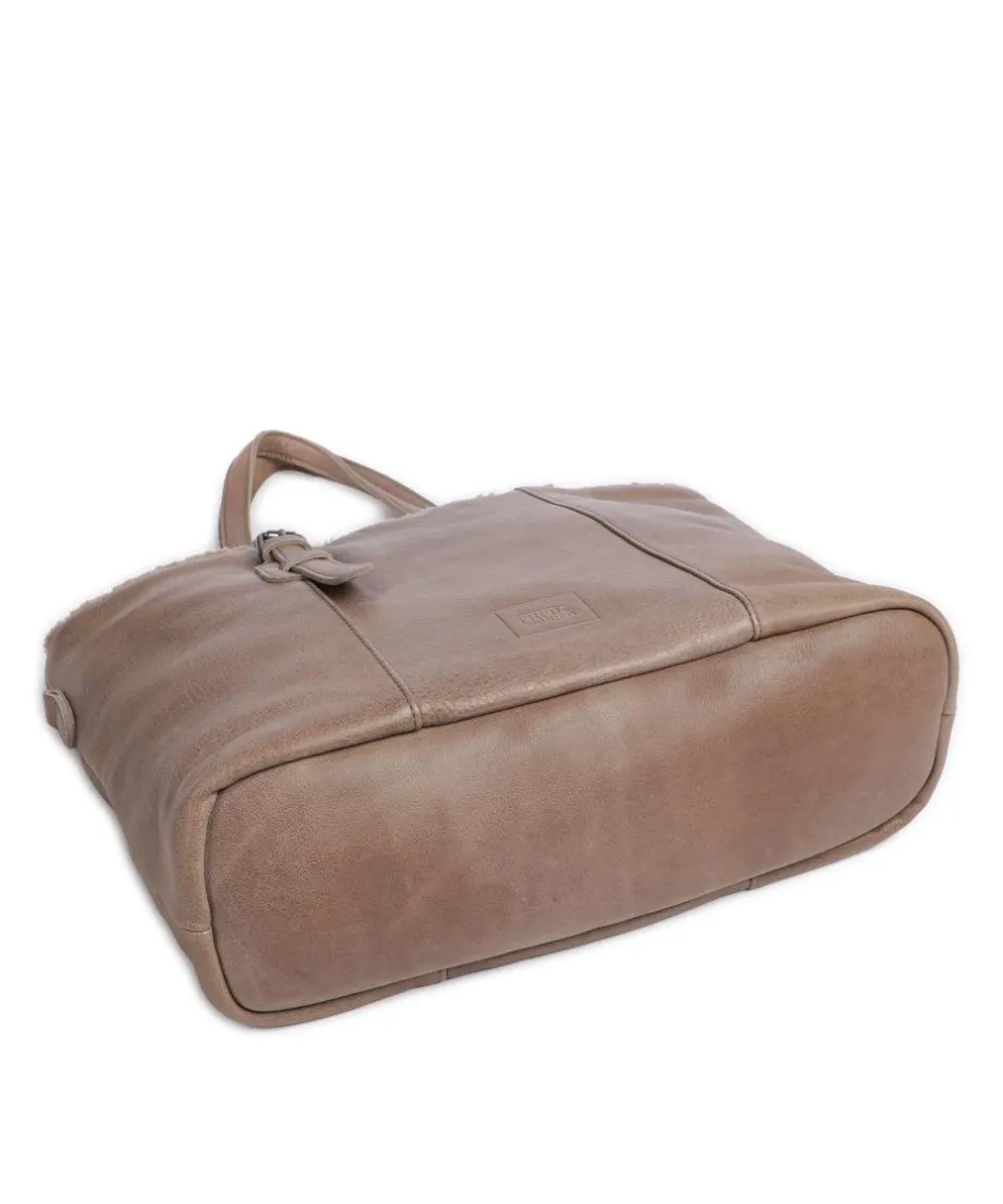 FredsBruder Tote Bags-Inside Out Tote bag grained leather