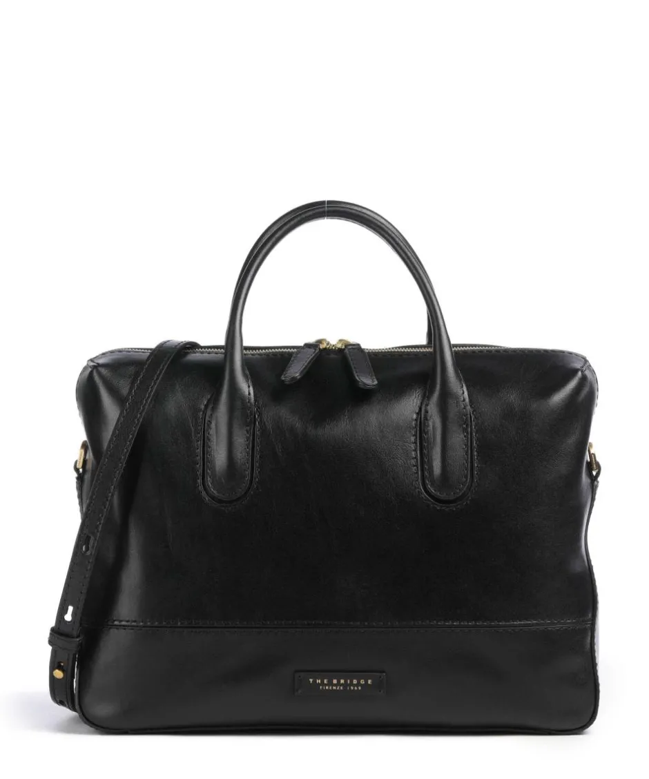 The Bridge Business- & Laptop Bags-Iolanda Briefcase 13″ fine grain cow leather