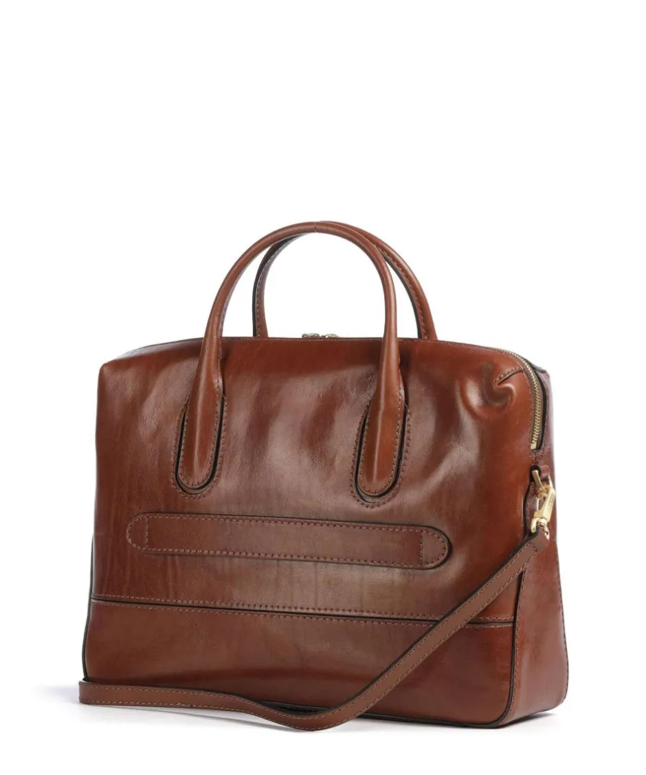 The Bridge Business- & Laptop Bags-Iolanda Briefcase 13″ fine grain cow leather