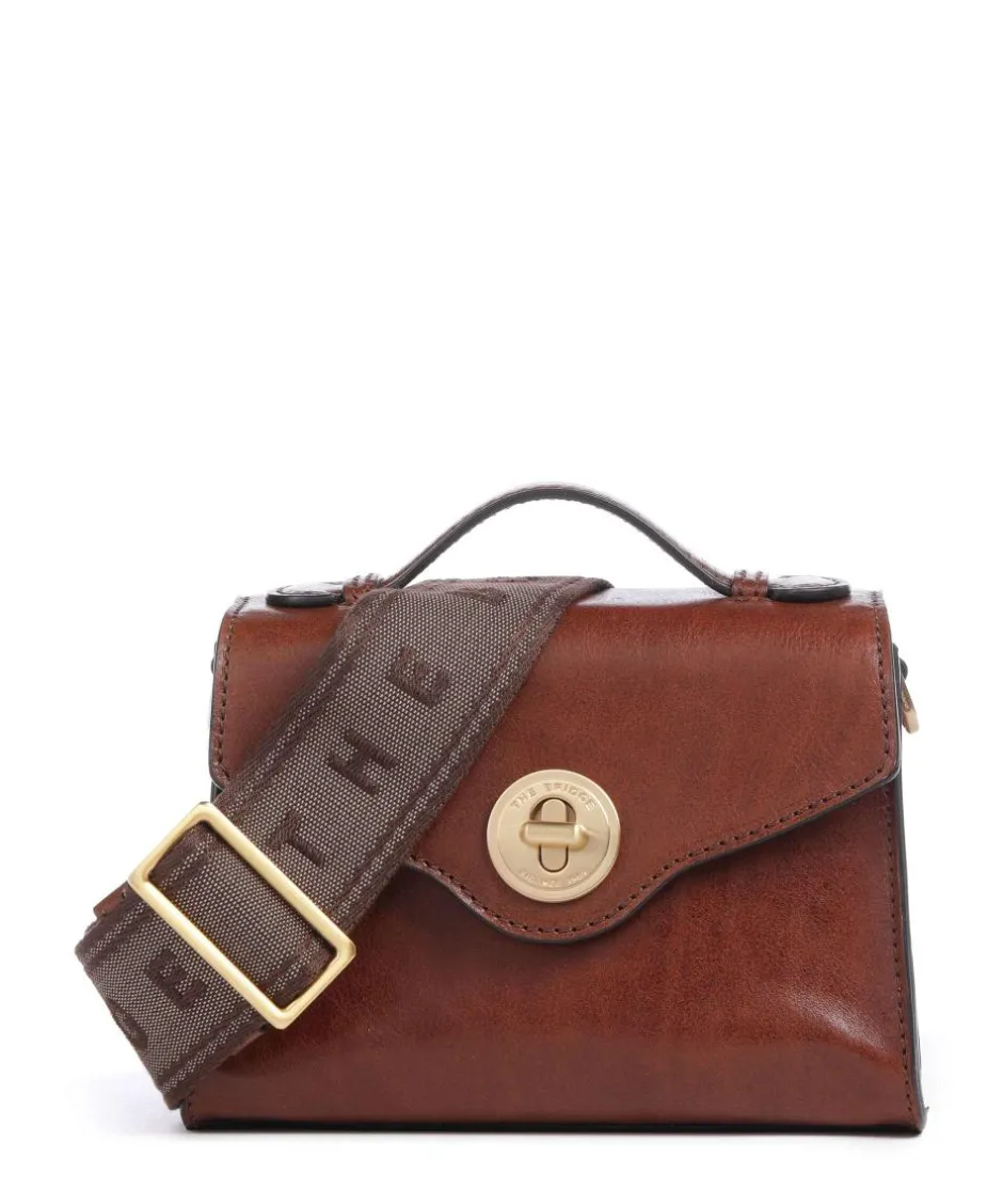 The Bridge Handbags|Crossbody Bags-Irene Crossbody bag fine grain cow leather