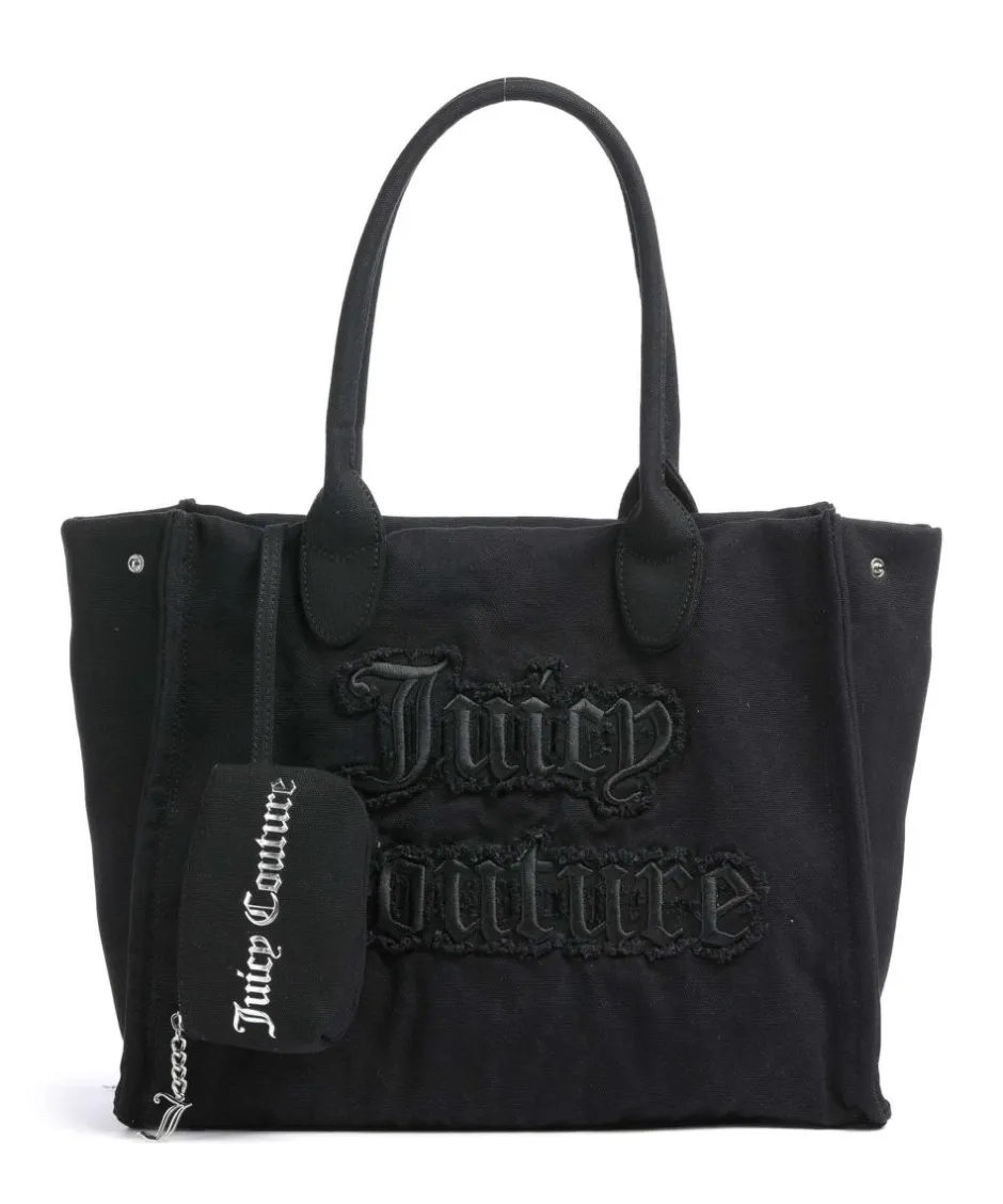 Juicy Couture Tote Bags-Iris Distressed L Tote bag cotton