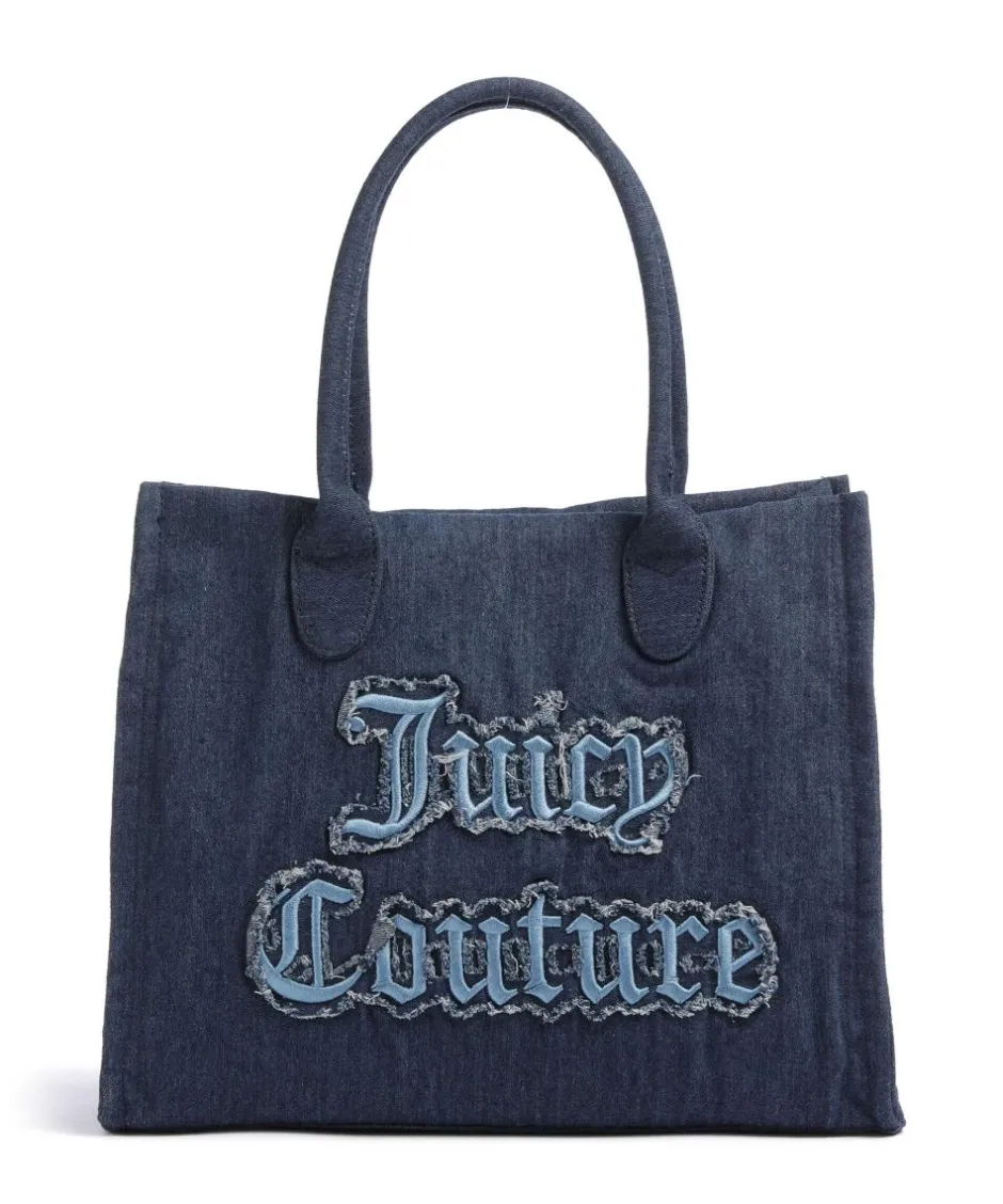 Juicy Couture Tote Bags-Iris Distressed L Tote bag cotton