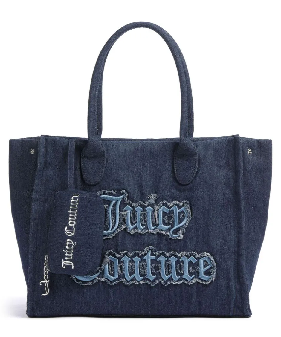 Juicy Couture Tote Bags-Iris Distressed L Tote bag cotton