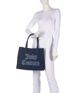 Juicy Couture Tote Bags-Iris Distressed L Tote bag cotton