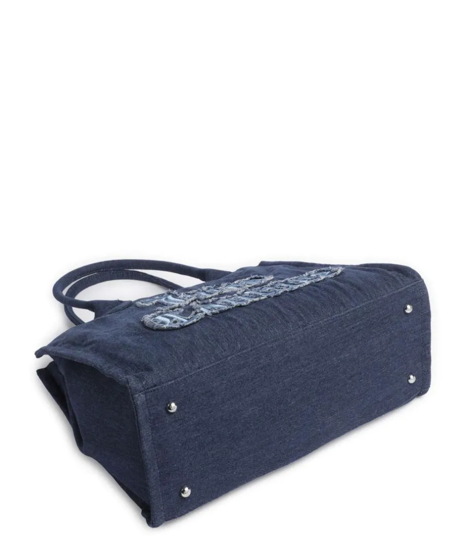 Juicy Couture Tote Bags-Iris Distressed L Tote bag cotton
